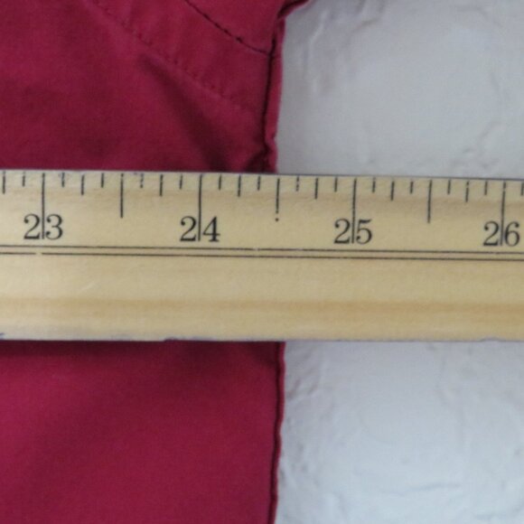 Haggar* Men's Long Sleeve Button Down Curved Hem Single Pocket Shirt~ Size Large - Picture 7 of 10